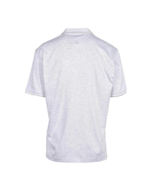 Polo Shirts Eleventy de hombre de color White