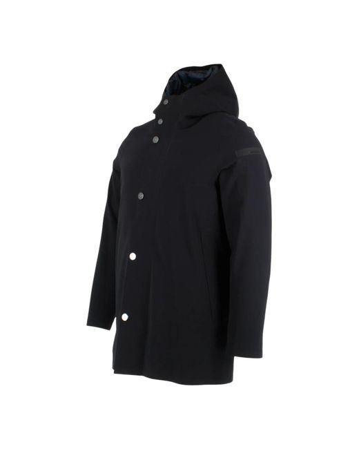Rrd Schwarze schwimmende parka jacke,moderne daunenparka schwarz in Black für Herren