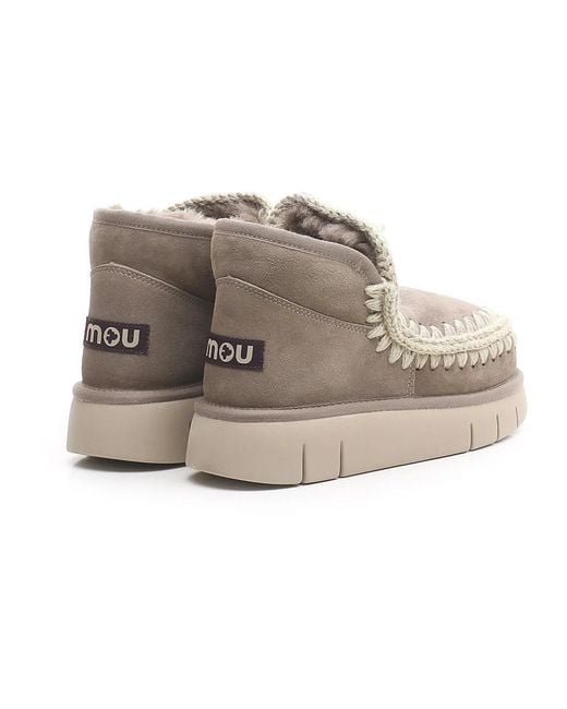 Mou Gray Winter Boots