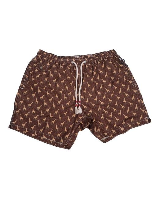 Mc2 Saint Barth Brown Beachwear for men