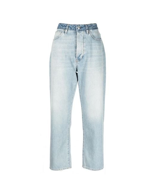 3x1 Blue Loose-Fit Jeans