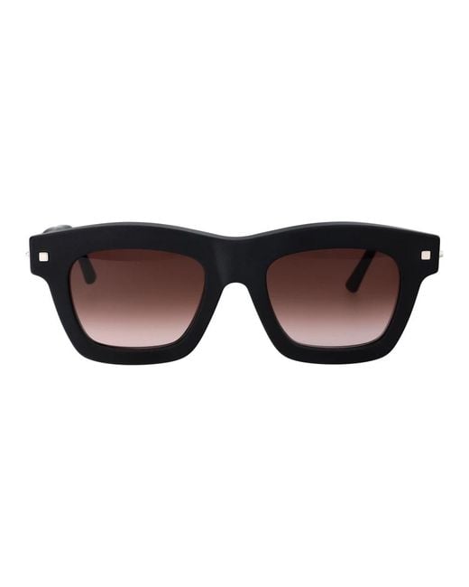 Kuboraum Black Stylische sonnenbrille mit maske j2