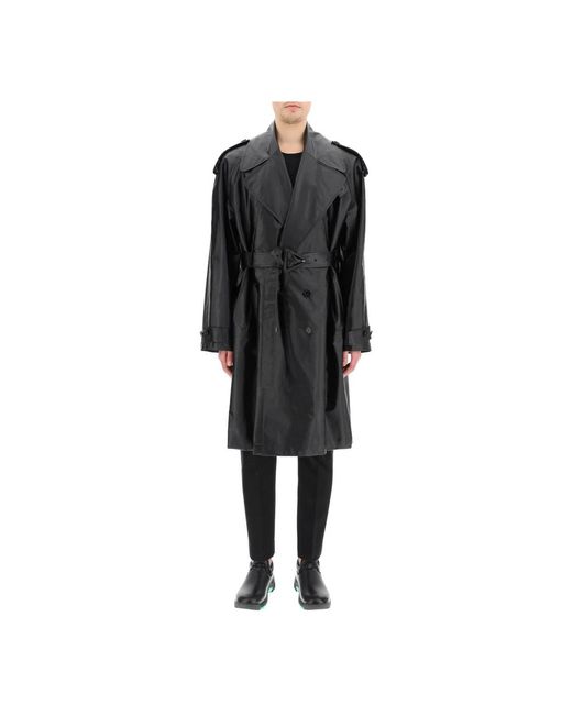 Coats > trench coats Bottega Veneta pour homme en coloris Black