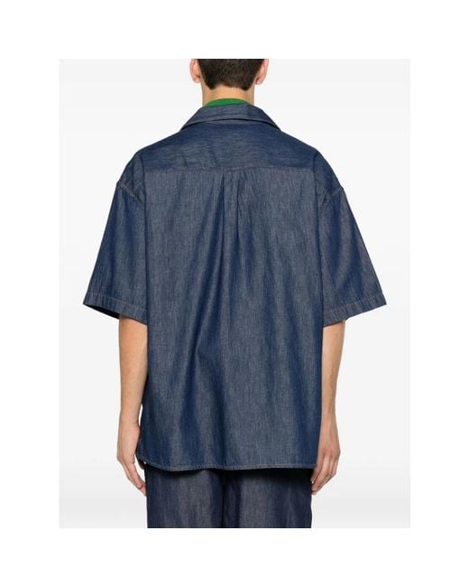 Loewe Blue Denim Shirts for men