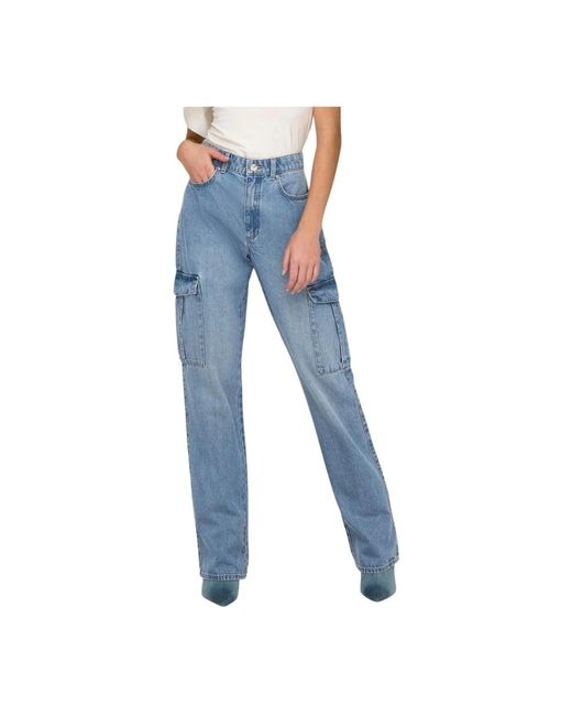 Straight Jeans ONLY de color Blue