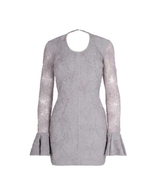 ROTATE BIRGER CHRISTENSEN Gray Party Dresses