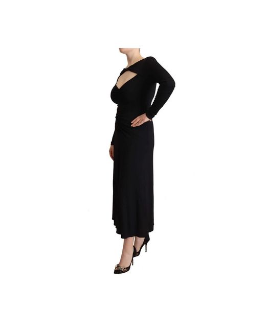 Pinko Black Maxi Dresses