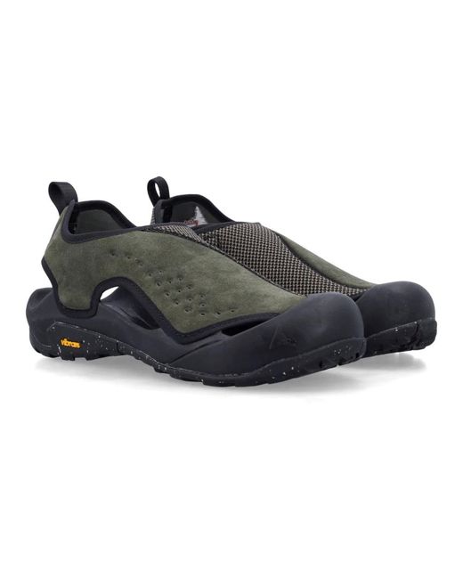 Roa Black Flat Sandals for men