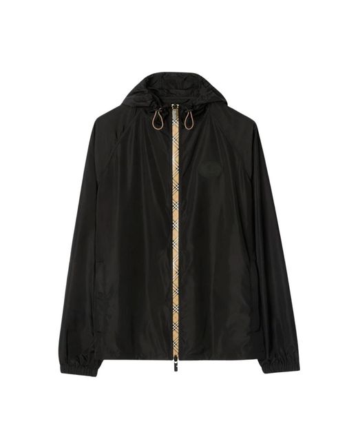 Light Jackets di Burberry in Black da Uomo