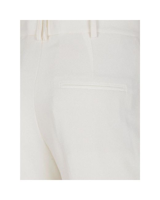 Trousers > straight trousers HEBE STUDIO en coloris White