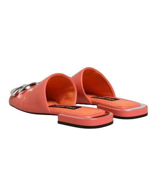Dolce & Gabbana Pink Sliders
