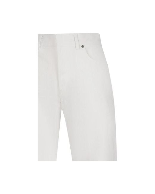 Dior White Loose Fit Jeans