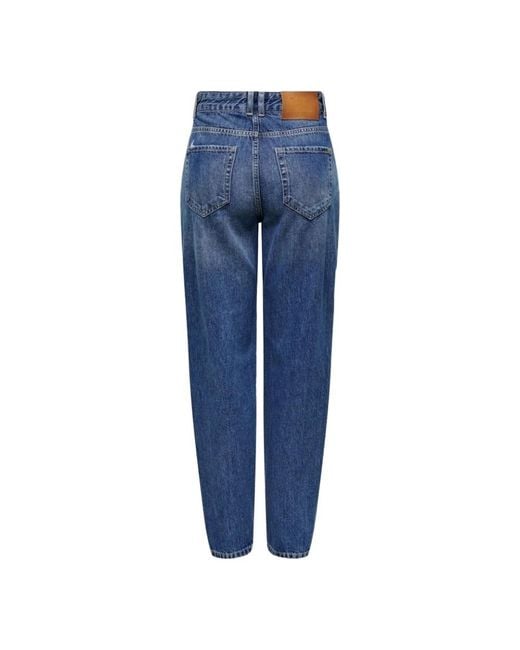 ONLY Blue Loose-Fit Jeans
