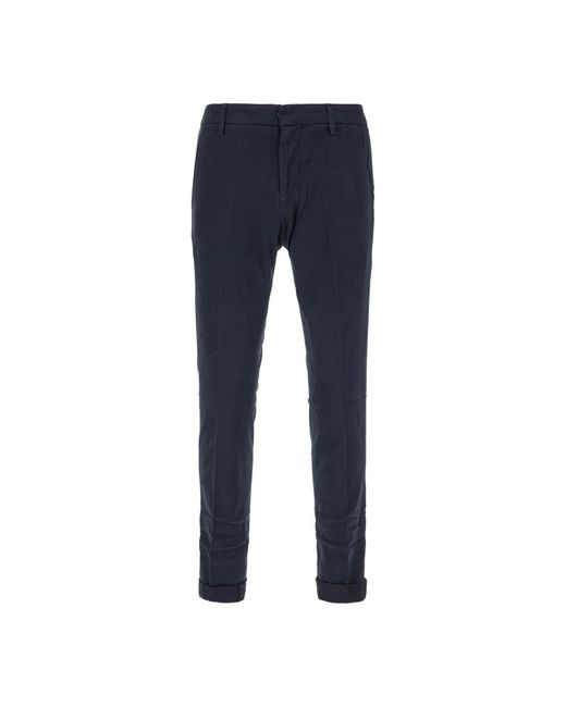 Dondup Broeken ,Blauw ,Katoen Stijlvolle Broek in het Blue voor heren
