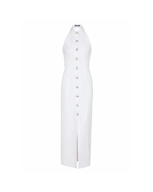 Balmain Midi Dresses in het White