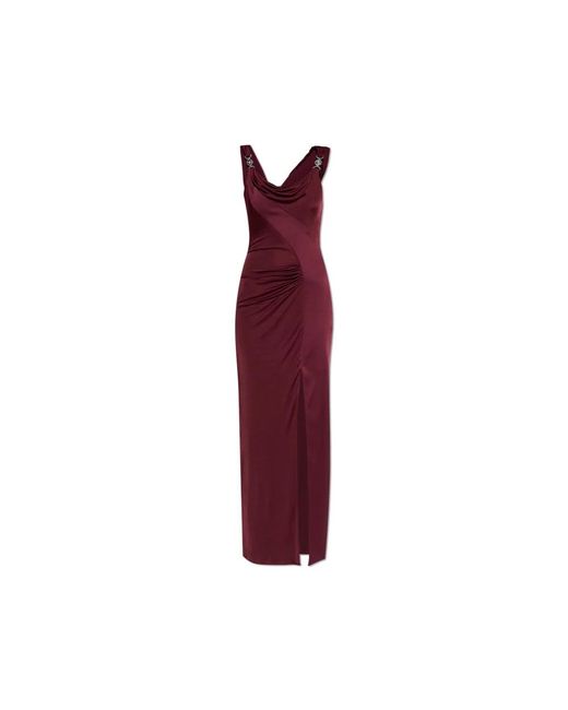 Versace Kleedjes ,Rood ,Gedrapeerde Jurk in het Red