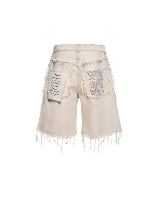 FEDERICO CINA Denim Shorts in het Natural voor heren