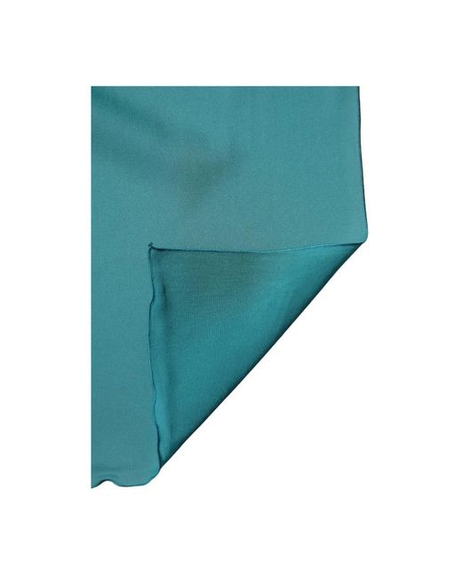 Dolce & Gabbana Green Silk Scarves