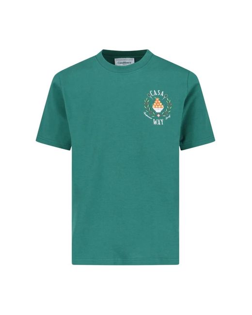 Casablancabrand Green T-Shirts for men