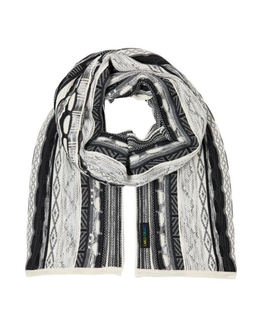 carlo colucci Black Winter Scarves for men