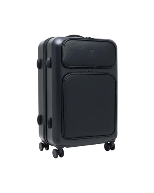 Emporio Armani Large Suitcases in het Blue