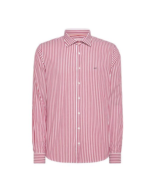 Sun 68 Pink Casual Shirts for men