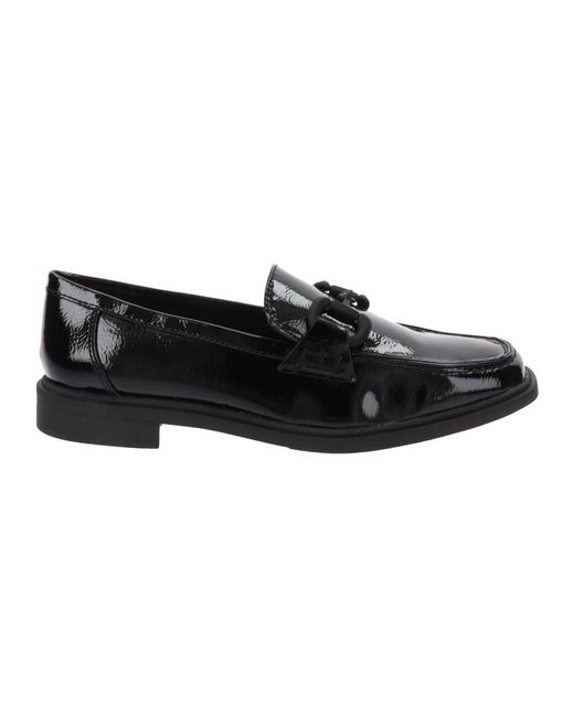 Marco Tozzi Black Loafers