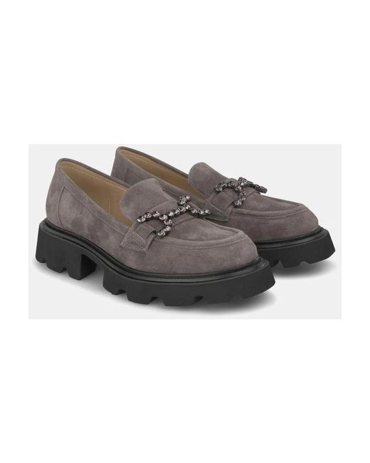 Alma En Pena. Gray Loafers
