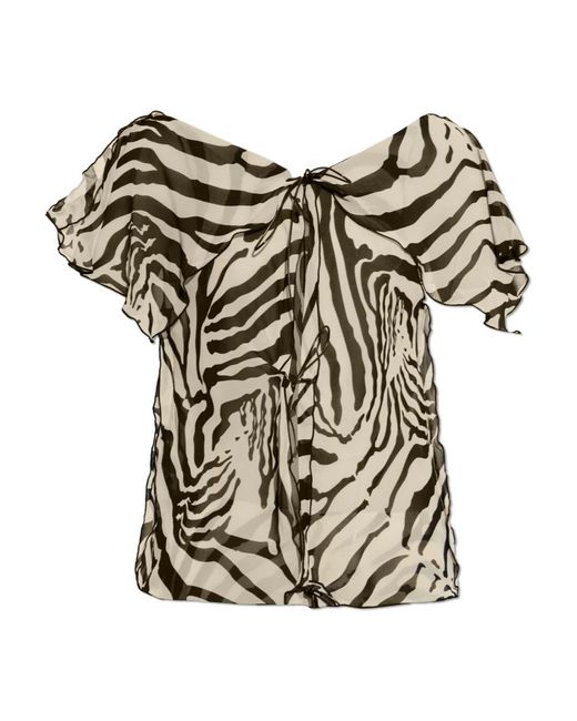 IRO Overhemden ,Polyester Tahice Top in het Natural