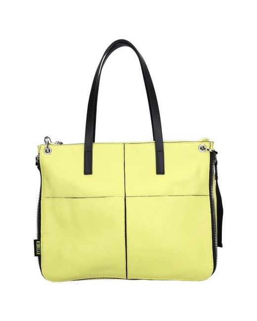 Rebelle Yellow Shopping Bags