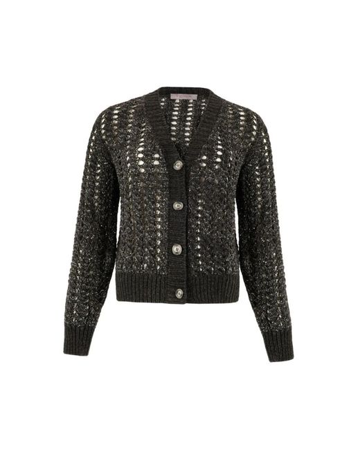 D.exterior Truien & Vesten ,Zwart ,Wol Cashmere Cardigan in het Black