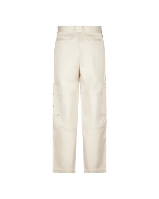 Moose Knuckles Natural Straight Trousers for men