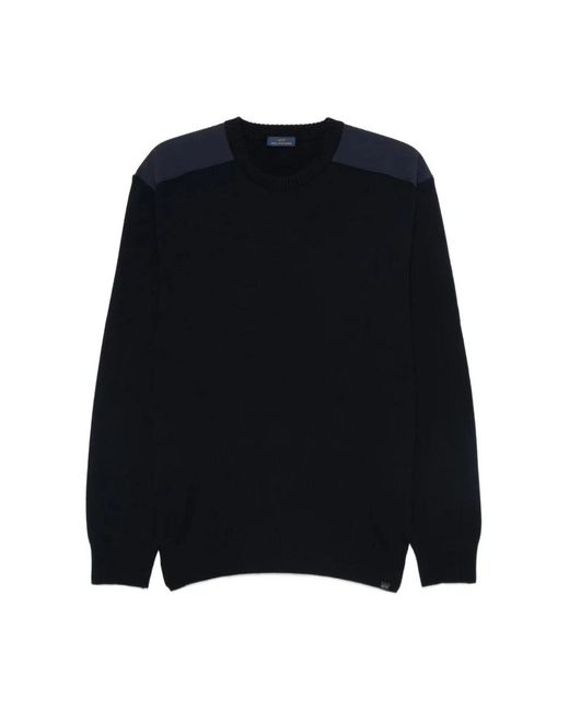 Paul & Shark Black Round-Neck Knitwear for men