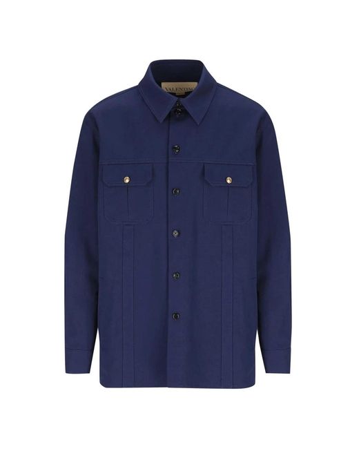 Valentino Garavani Blue Light Jackets for men