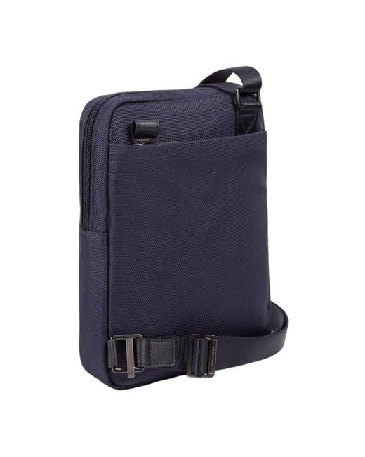 Piquadro Blue Cross Body Bags for men