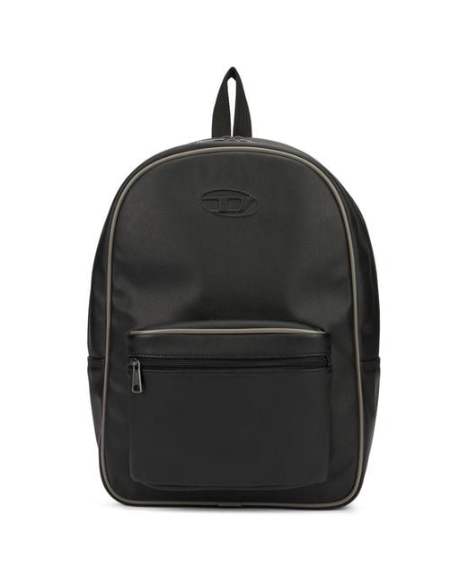 DIESEL Black Backpacks for men