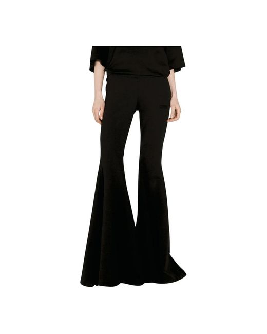 Trousers > wide trousers Vetements en coloris Black