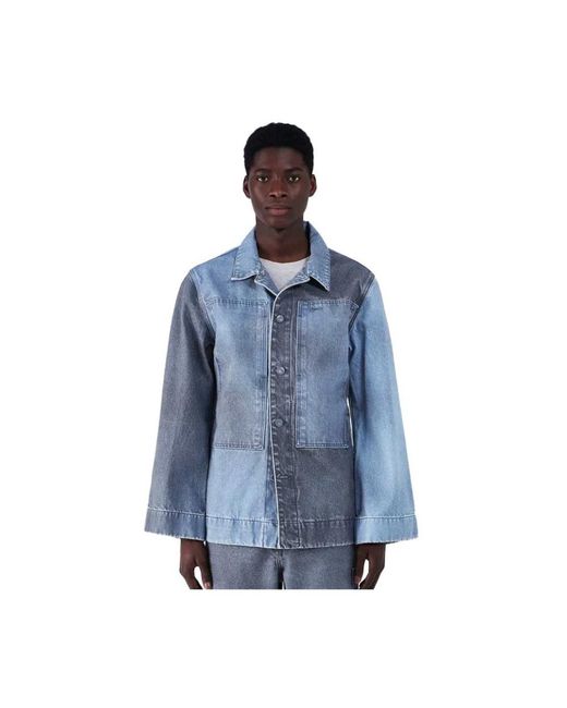 Objects IV Life Jassen ,Blauw ,Polyester Four Pocket Jacket in het Blue voor heren