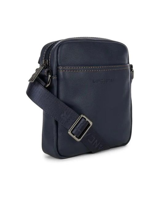 Lancaster Blue Cross Body Messenger for men