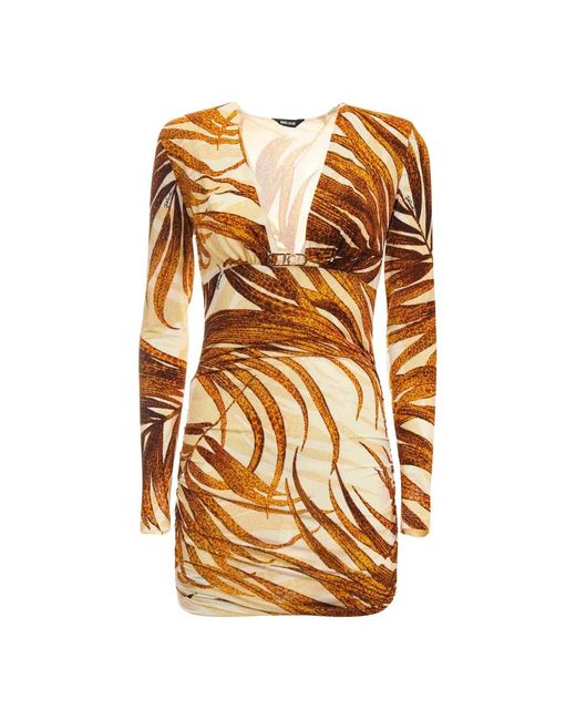Just Cavalli Brown Short Dresses