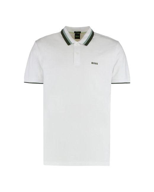 HUGO Polo Shirts in het White voor heren