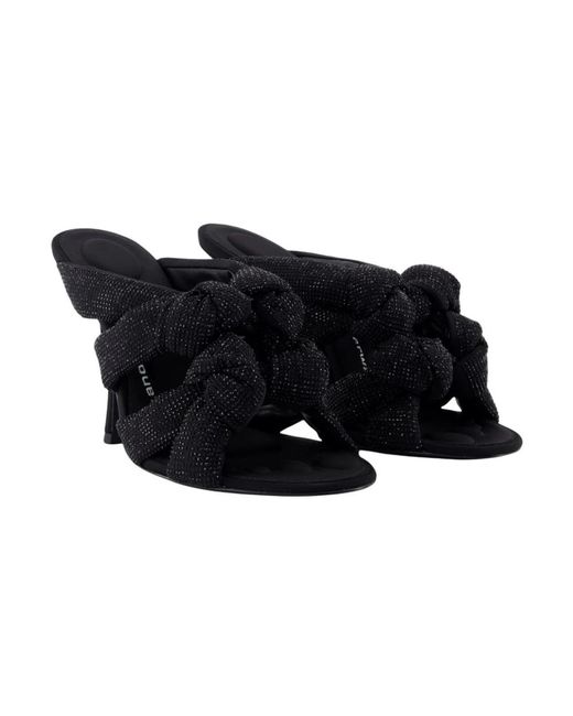 Alexander Wang Black Heeled Mules