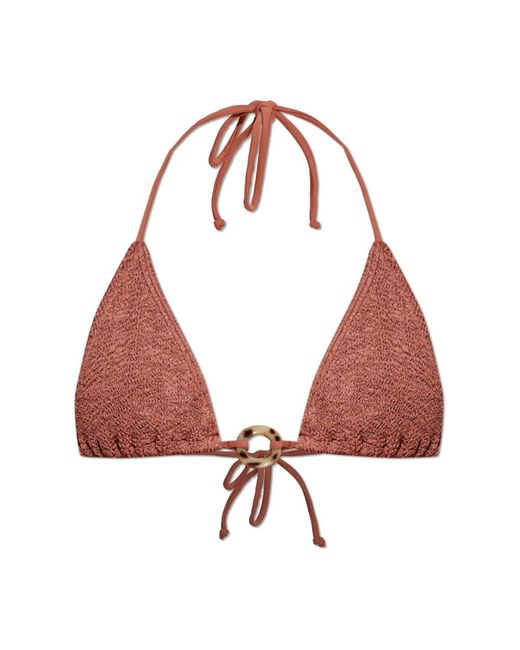 Bondeye Bikini Top Ring Ingrid in het Red
