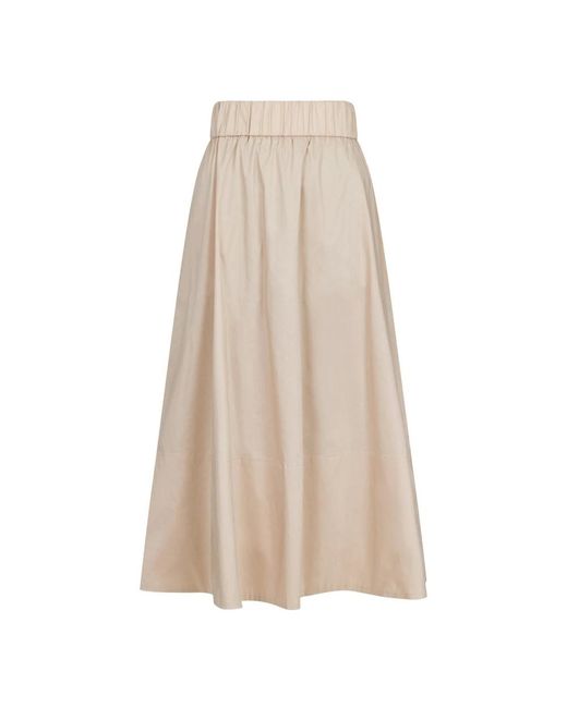 Neo Noir Natural Midi Skirts