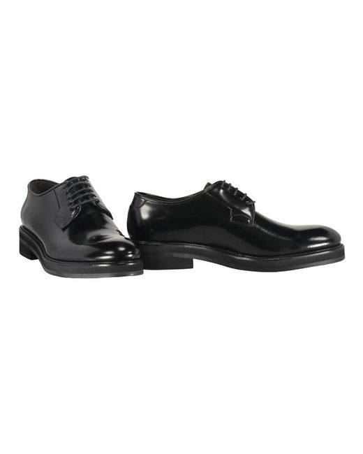 Moorer Black Business Shoes for men