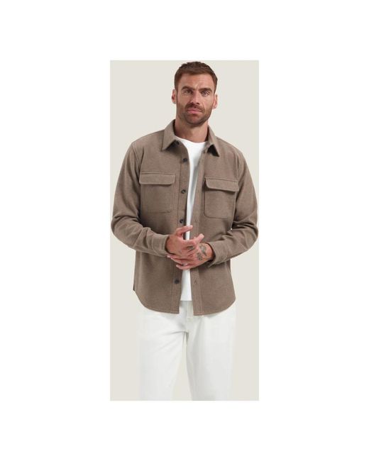 Dstrezzed Overhemden ,Overshirt in het Natural voor heren