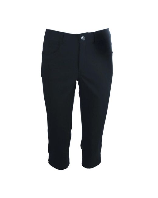Cro Blue Cropped Trousers