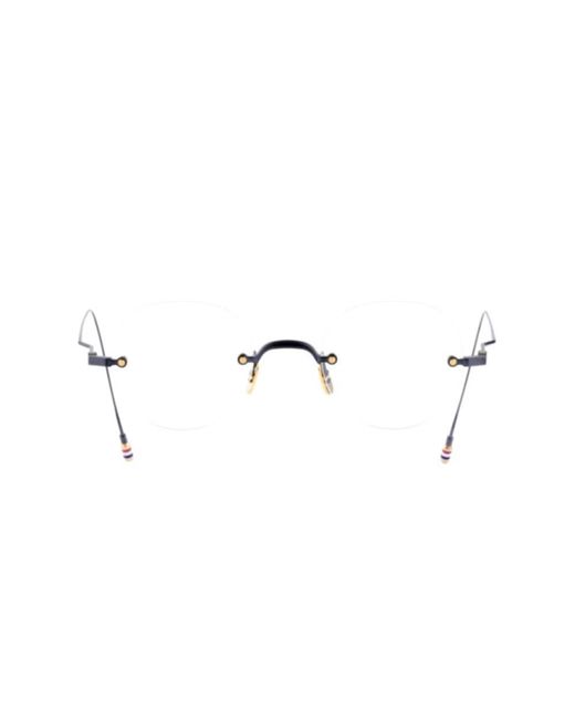 Thom Browne Metallic Glasses