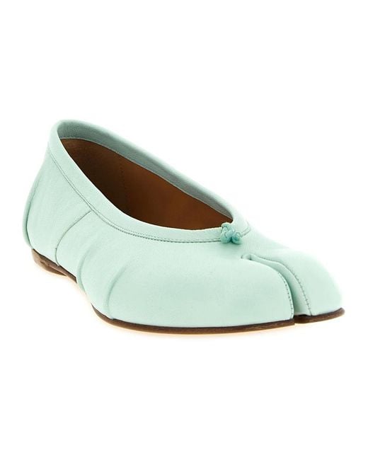 Maison Margiela Green Ballerina Shoes