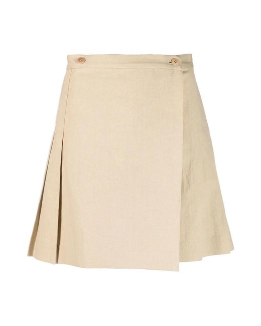 KENZO Natural Short Skirts